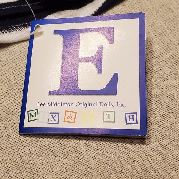 Lee Middleton Reborn Striped Black and White Baby Doll Top - Picture 2 of 8